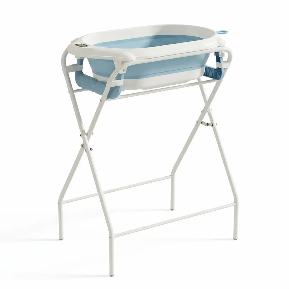 Baignoire bébé sur pied 3-en-1 thermomètre - 0 à 12 mois