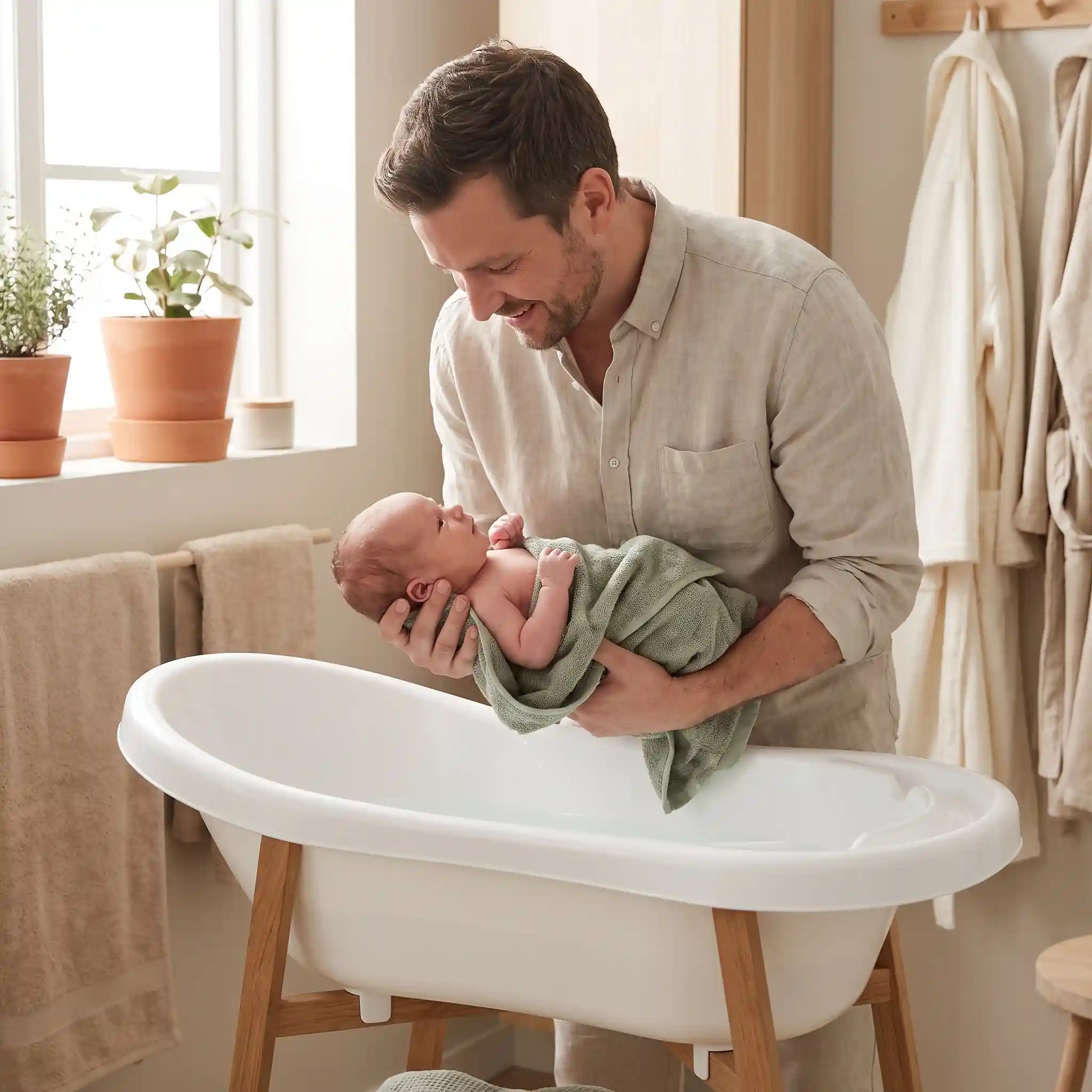 baignoire-bebe-sur-pied-blanche-avec-bebe