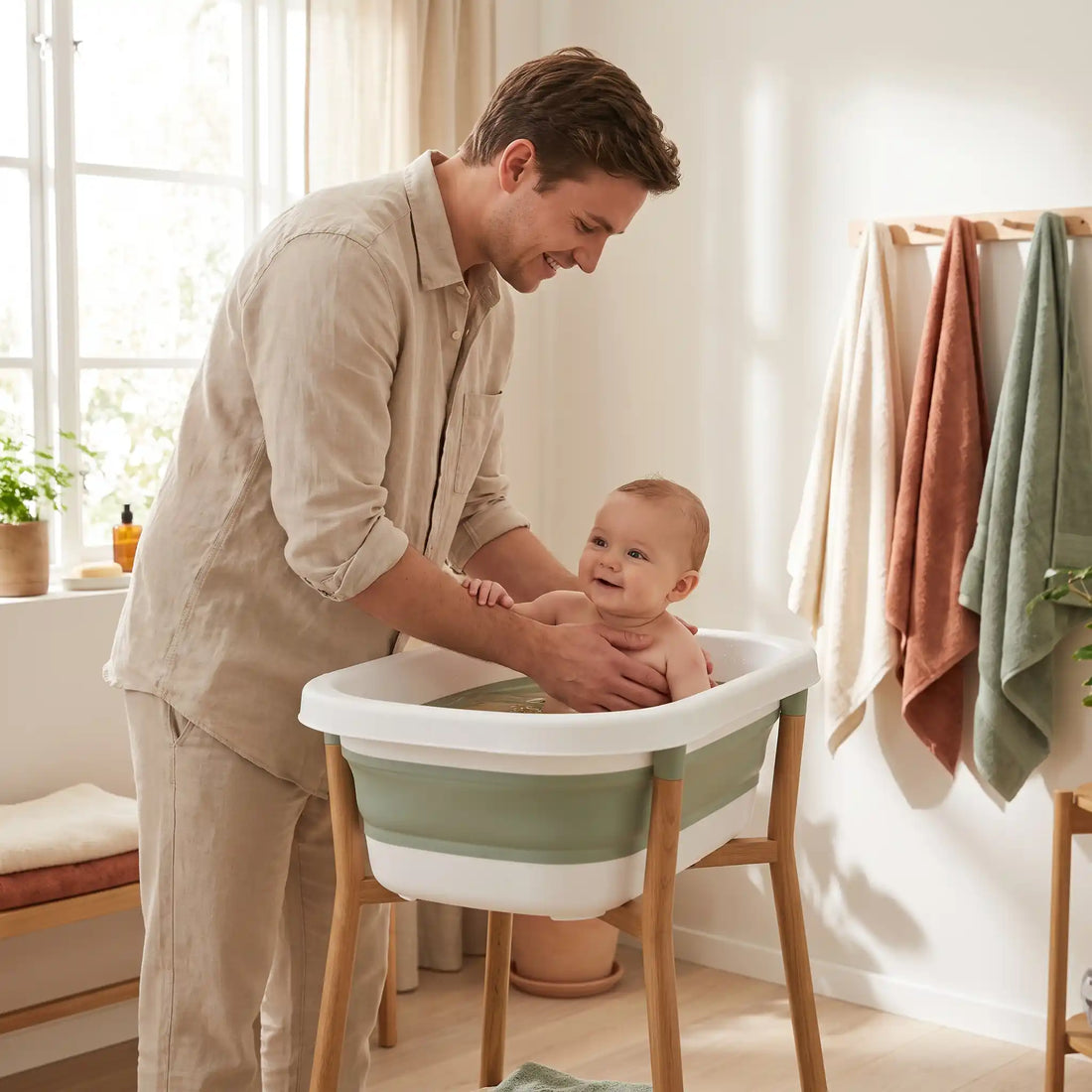 Comment donner le bain à bébé : étapes et gestes sûrs