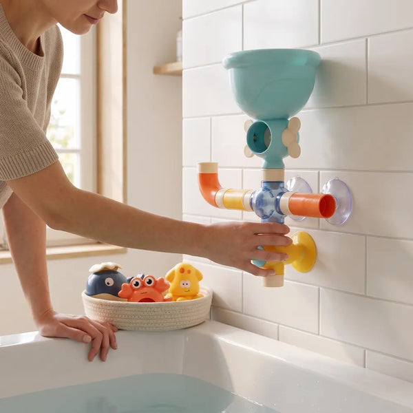 Accrochez le jouet au mur