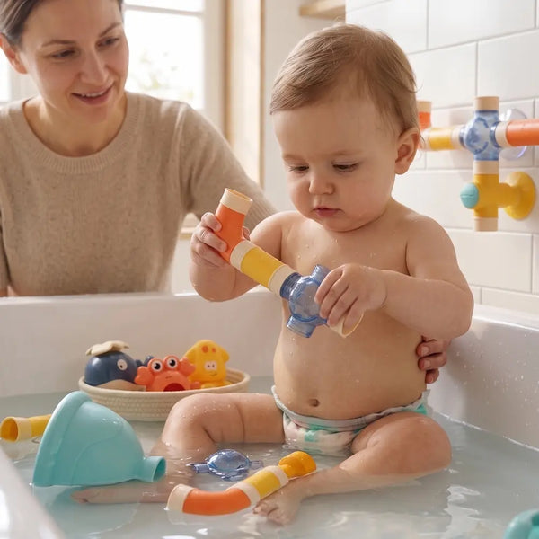 Donnez le kit à bébé et laissez-le construire librement