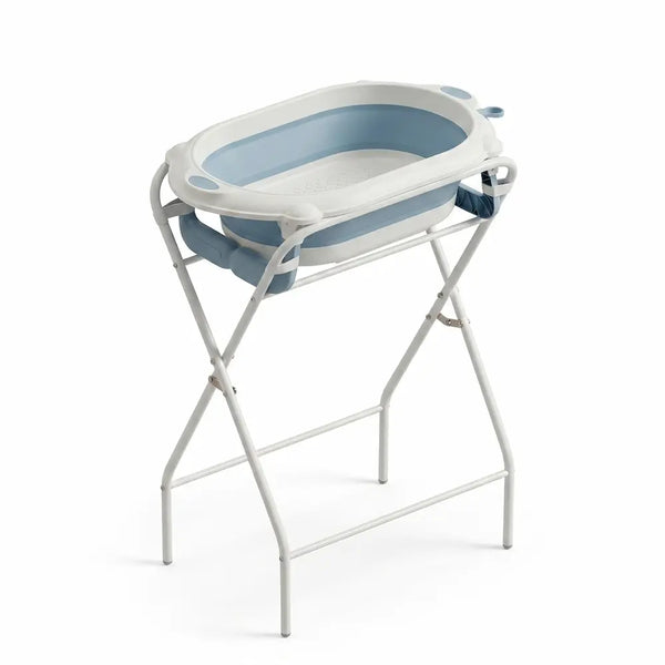 Baignoire bébé sur pied 3-en-1 thermomètre - 0 à 12 mois