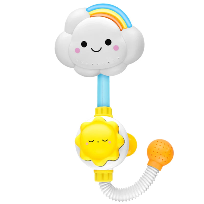 Jouet de bain bébé en forme de nuage arroseur, pluie douce pour la baignoire, 0 à 3 ans